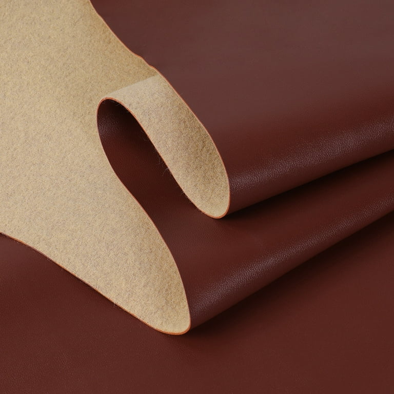 54'' Wide Brown Marine Vinyl Fabric Faux Leather Upholstery