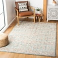 thumbnail image 2 of SAFAVIEH Micro-Loop Handan Southwestern Area Rug, Blue/Green, 5' x 5' Square, 2 of 7