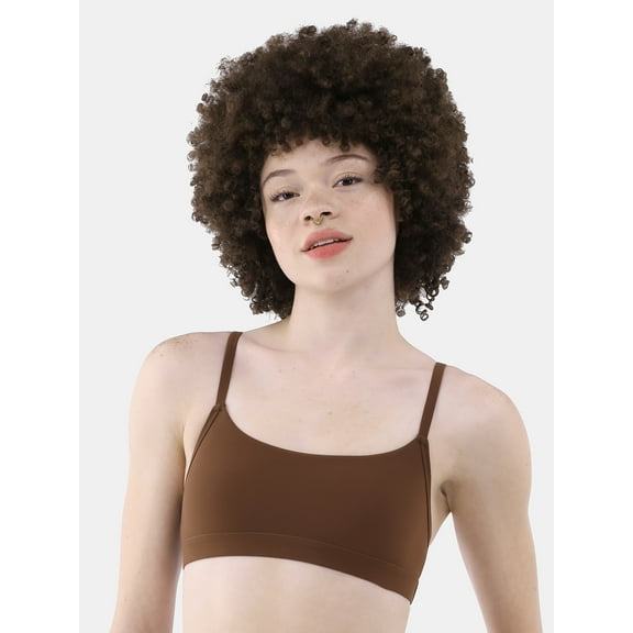 No Boundaries Fit Stretch Scoop Bralette, Women's XS-3XL