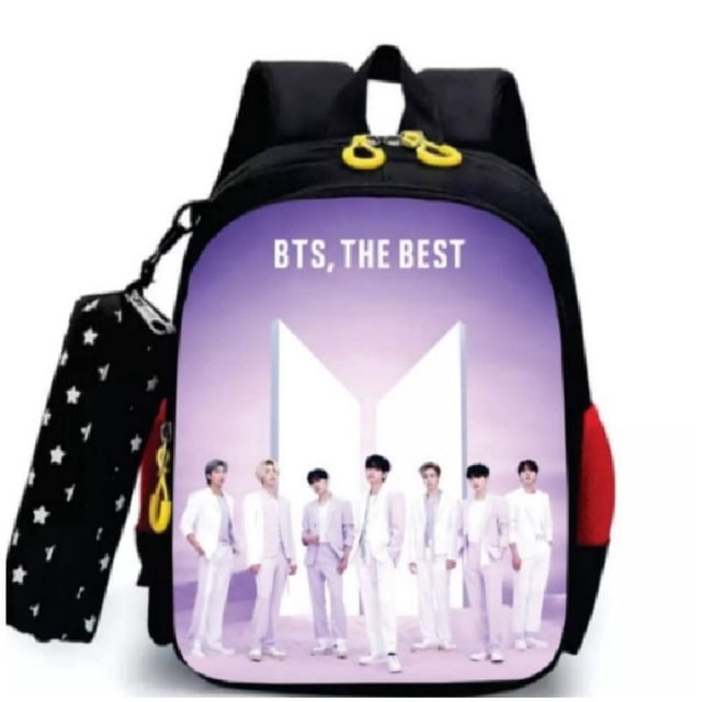 Nf BTS - mochila para niños mochila escolar estilo coreano kpop