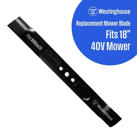 Westinghouse 17 Inch Replacement Steel Mower Blade for Electric Lawn Mower, Fits WMow18 40V