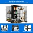 Dextrus Large Cat Cage 4Tier Kennels DIY Catio Outdoor Cat Enclosures