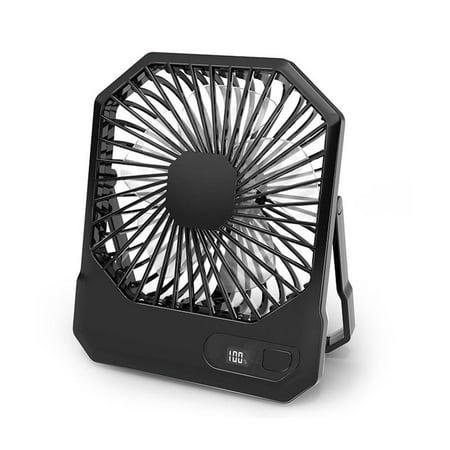 

Kiplyki Back to School Desk Fan with USB Charging Port 3 Speeds Small Table Fan AC Outlets Strong Wind Quiet Operation Personal Fan for Bedroom Home Office