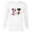 White, variant on Disney Mickey and Minnie Mouse Easter Bunnies - Long Sleeve T-Shirt for Men - Customized-White