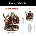 thumbnail image 4 of CREATITOY Santa DeliverInchesg Gifts Tabletop Ornament - For LivInchesg Room, Bedroom, Christmas Deco, 4 of 8