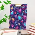 thumbnail image 7 of Cartoon Hearts Acrylic Clipboards A4 Standard Letter Size Clipboard 12.5" X 9" Clip Board for Students Teacher Office, 7 of 7