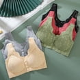 thumbnail image 3 of Front Button Bras For Women Wireless Underwire Bra Closure Shaping Bras,100% New, 3 of 5