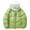 Green, variant on Fashionable Thickened Jacket With Hood Warm Coat With Two Piece Design