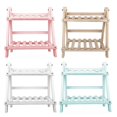 thumbnail image 4 of Wooden Plant Display Rack - 2-Tier Flower Pot Stand for Yard, 4 of 5