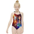 thumbnail image 3 of Wings Of Fire WOF Girls One Piece Swimsuits Quick Dry Bathing Suit Swimwear Swimming Suit 12-14Y(170cm), 3 of 8