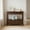 Espresso, variant on Resenkos 36'' Farmhouse Pine Wood Console Table Entry Sofa Table with 4 Drawers & 1 Storage Shelf for Entryway Living Room, Black