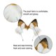 thumbnail image 3 of Fox Cat Long Fur Ears Hair Headwear Wolf Animal Anime Halloween Christmas Costume MFZFUKR BST2000705-4, 3 of 5