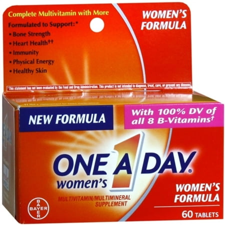 One-A-Day femmes Formula Vitamines, comprimés 60 ch (Pack de 6)
