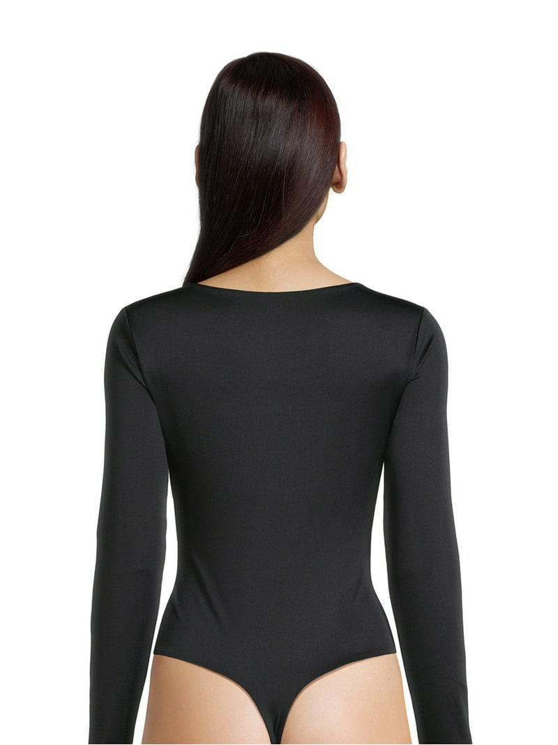 Madden NYC Women's Square Neck Bodysuit, Sizes XS-XXXL