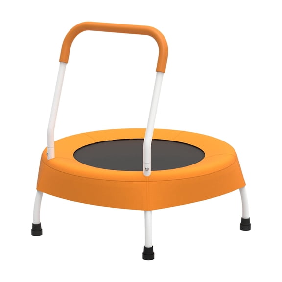 CZBZ Toddler Trampoline for Kids, Mini Trampoline with Handle, Indoor Trampoline for Kids Ages 1-6, Small Rebounder Trampoline, Round Trampoline for Boy Girl Gift, Easy to Assemble