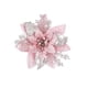 thumbnail image 1 of Flores artificiales con purpurina para decoración de árbol de Navidad, adornos de Feliz Año Nuevo, 1-10 piezas, 14,5 cm, 1 of 4