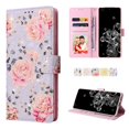 thumbnail image 3 of Compatible With Samsung Galaxy S20 Ultra 5g Case Retro Gilded Flower Pu Leather Rfid Blocking Wallet Cover, 3 of 3
