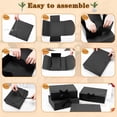 thumbnail image 4 of 12 Pack Black Gift Boxes with Lids,11.97×9.8×3.1 Inch Gift Boxes Bulk,Bridesmaid Proposal Box with Ribbon,Black Kraft Paper Box for Birthday,Wedding,Christmas,Party Favors, 4 of 7