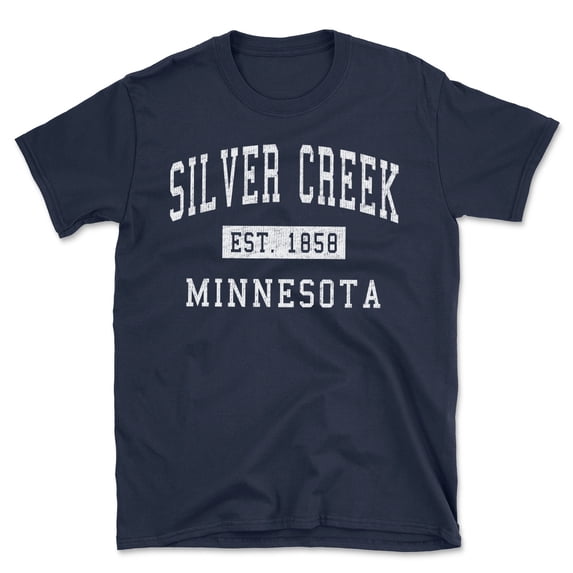 Silver Creek Minnesota Classic Established Men's Cotton T-Shirt