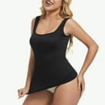 thumbnail image 7 of BYHONG Tank Tops For Women Shapewear Square Neck Camisole Tops Black_001 S, 7 of 7