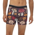 thumbnail image 4 of Rocae Forest Wild Mushroom for Stretch Moisture-Wicking Underwear,Men's Underwear Boxer Briefs XX-Large, 4 of 9
