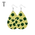thumbnail image 1 of Pendientes para mujer, regalos para mujer, pendientes de San Patricio, pendientes verdes en forma de gota, joyería, regalo festivo para mujer, pendientes de moda., 1 of 2