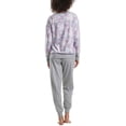 thumbnail image 2 of Splendid Ladies' Jogger and Crew Neck Set Size: S, Color: Floral Violet/Gray Heather, 2 of 2