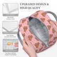 thumbnail image 3 of Disketp Heart Capybara Bolsa Térmica para Almuerzo, Lonchera con Abertura Amplia y Gran Capacidad, Organizador Reutilizable para Mujeres, Hombres y Adultos, 3 of 6