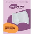 Wearever Women's Incontinence Underwear Reusable Maximum Bladder