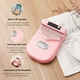 thumbnail image 2 of Graflsoa 17-Key Bluetooth Electronic Kalimba with 4 Sound Modes, Rechargeable Battery, Ergonomic Design, and Engraved Notes - HD-K1 Pink (ABS + Metal), 2 of 6