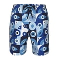 thumbnail image 3 of Balery Evil Eye Traje de Baño Estilo Hawaiano para Hombre, Shorts de Secado Rápido con Bolsillos-3X-Large, 3 of 6