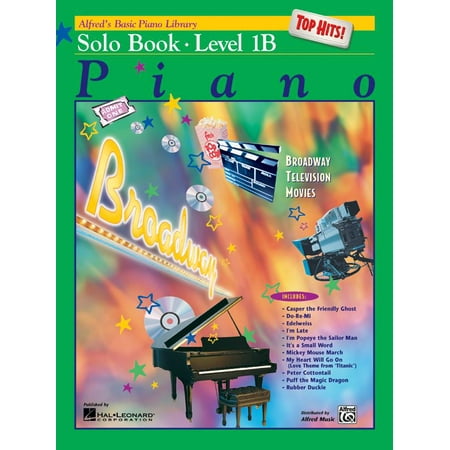 Alfred's Basic Piano Library Top Hits! Solo Book, Bk 1b