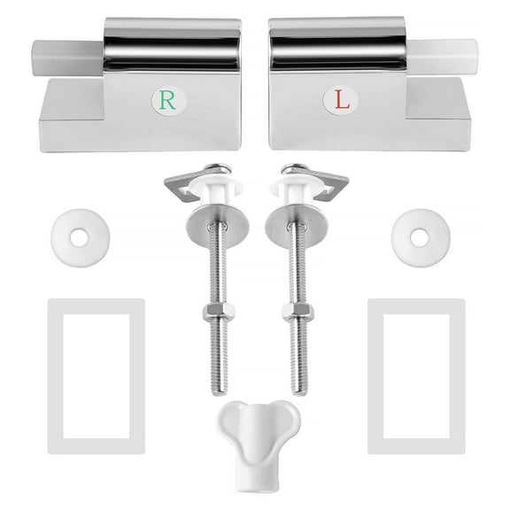Toilet Seat Soft Close Hinge Kit for Installing Fixed Toilet Seat