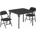 thumbnail image 1 of 3-piece para niños' folding mesa y chair set para toddlers - ideal para para dining room, daycare, y classroom, 1 of 8