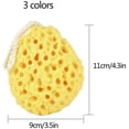 thumbnail image 2 of Juego de 3 Esponjas de Baño Corporal, Suave Fibra Natural, Textura de Panal, Exfoliante, Limpieza Corporal, para Adultos y Niños brillar Electrónica, 2 of 5