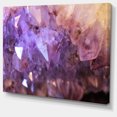 thumbnail image 2 of Géode d'Améthyste Naturelle Blanche Violette - Grande Œuvre d'Art sur Toile Abstraite, 2 of 4