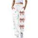 thumbnail image 2 of Pincandy Women's St. Patrick's Day Pants - Printed, Elastic Waist with Tie & Pockets, Cuffed Leg for Holiday & Daily Wear, 2 of 5