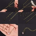 thumbnail image 4 of 32.8Feet/ 10m Antique Bronze Chain Bulk Cable Curb Chains Brass Chains for Jewelry Making Chain Links 100Pcs Iron Jump Rings 30Pcs Brass Lobster Clasps Necklace Bracelet Choker 4x3x0.6mm DIY, 4 of 9