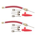 thumbnail image 4 of TEHAUX 14 Pcs Foot Pump Valve Connector Red Nylon Inflating to School, 4 of 8