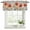 Light Brown, variant on 2 Pack Valances for Window, Watercolor Flowers Short Curtains for Kitchen Bedroom Living Room, Vintage Tulips Floral Barn Doors Wood Grain Small Window Treatment Valance Drapes 60 x 18 Inch