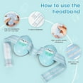 thumbnail image 6 of Wiher Baby Ear Muffs, 2-in-1 Baby Headphones for Noise Protection, Adjustable Noise Cancelling Headphones for Children 0-48 Months, Dual Wearing for Sleep, Plane, Outdoor Travel, Blue, 6 of 8