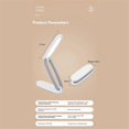 thumbnail image 2 of LED Desk Lamp for Office Home Rechargeable Lamp Foldable & Portable Light Dimmable Wireless Reading Lamp, 2 of 5