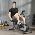 thumbnail image 2 of Soozier Exercise Bike, Stationary Bike with 8-Level Magnetic Resistance, 2 of 10