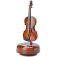 thumbnail image 1 of Boîte à Musique Violon, Boîte à Musique Créative Violon avec Base Musicale Rotative, Boîte à Musique Classique Mini Réplique Instrument Artisanat, Excellent Cadeau pour Garçons Filles, 1 of 4