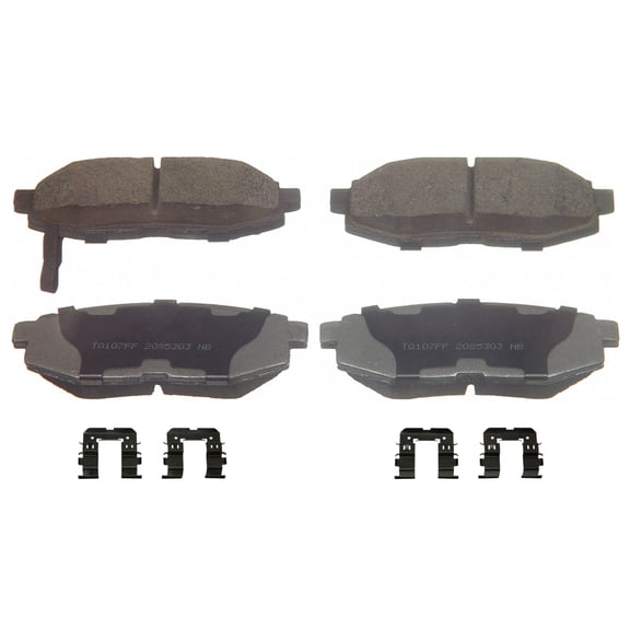 Wagner ThermoQuiet QC1124 Ceramic Disc Brake Pad Set Fits select: 2014-2018 SUBARU FORESTER, 2010-2014 SUBARU OUTBACK
