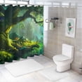 thumbnail image 7 of Orinice Dragon Bathroom Decor Set Colorful Luxurious Graphic Print Polyester Fabric Fashion Shower Curtain with Hooks 36x72, 7 of 7