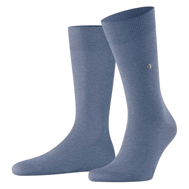Burlington Calcetines para Hombres LORD - Medias cortas, Pinza para etiquetas, uni, Talla única Gris azulado (Light Jeans) 40-46