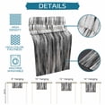 thumbnail image 6 of Black Grey Vintage Table Runner - 70 Inch Long Retro Abstract Art Cotton and Linen Blended Dress Scarves Farmhouse Table Runner for Kitchen Dining, Coffee Table, 13" x 70", 6 of 8