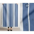 thumbnail image 3 of Soimoi Waterproof Outdoor Fabric By 3 Yard | Stripe Print on Blue | 56" Wide | UV Resistant & Durable Taffeta Material for Cushions, Covers, Curtains, awning & DIY Projects, 3 of 7