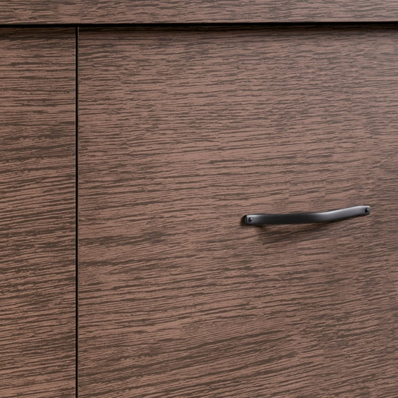 7" Black Slide Door Handle Drawer Pull Cast Iron Finish Renovator's Supply